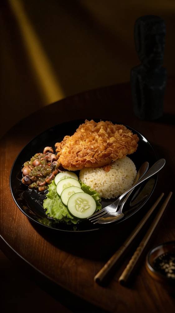 Nasi Jeruk Cumi