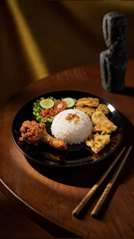 Nasi Ayam Bawang